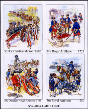 Ancien Rgime, srie 14 : L'artillerie