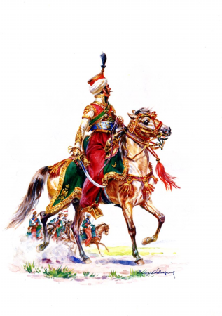 Officier de l'escadron des Mamelucks G.I