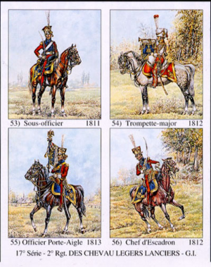 Rgiments du pass, srie 17 : 2me Rgt. des Chevau-legers lanciers. 