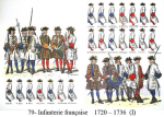   79- Infanterie franaise    1720  1736  	(I)    