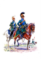 Officiers et Trompette de cheveau-lgers lanciers