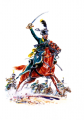 Officiers de chasseurs  cheval (4 Rgt)