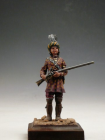 NAVAJO AVEC FUSIL AVEC TUNIQUE BRUNE