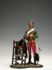 HUSSARD EN DOLMAN FUMANT PIPE