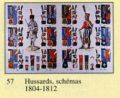 Hussards, Schmas 1804-1812