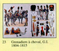 Grenadiers  Cheval G.I 1804-1815