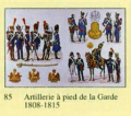 Artillerie  Pied de la Garde 1808-1815